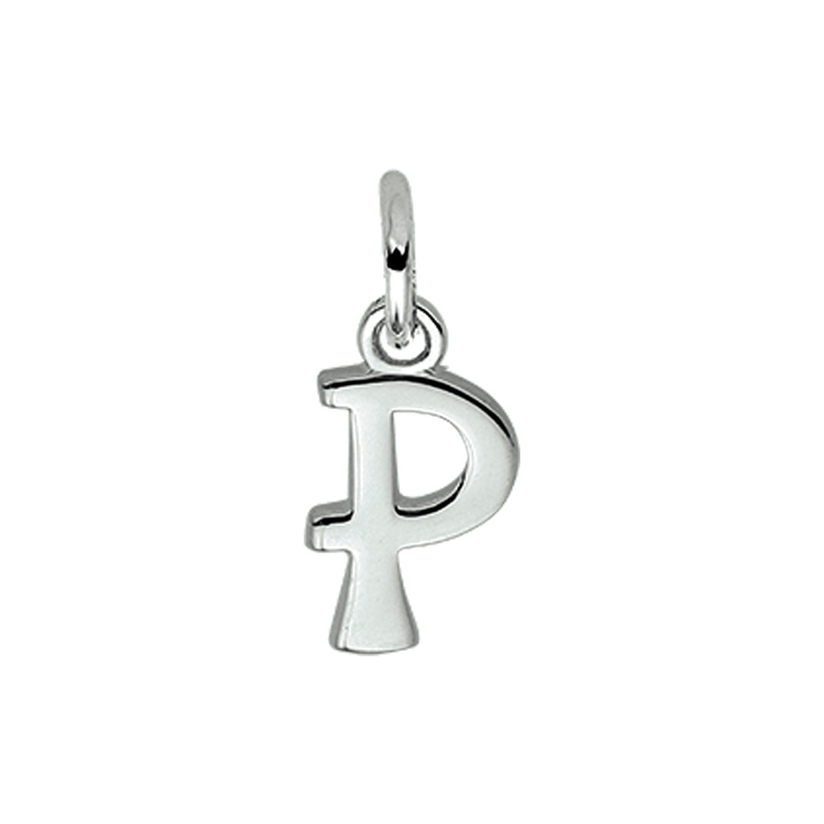 Fantasy Collection Hanger letter P 12,5 mm zilver - PSN1002778