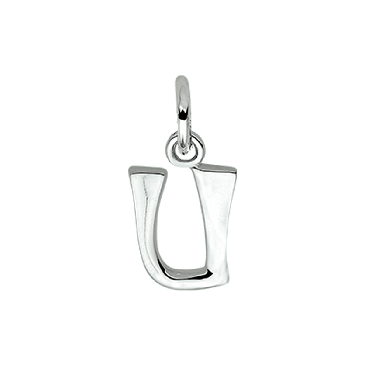 Fantasy Collection Hanger letter U 12,5 mm zilver - PSN1002783