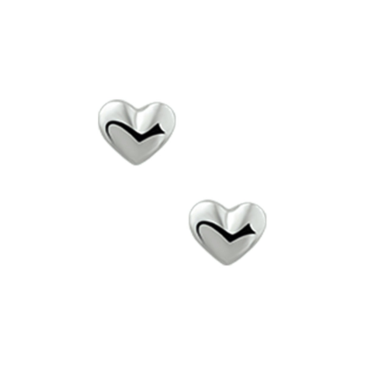 Fantasy Collection Oorbellen hart zilver