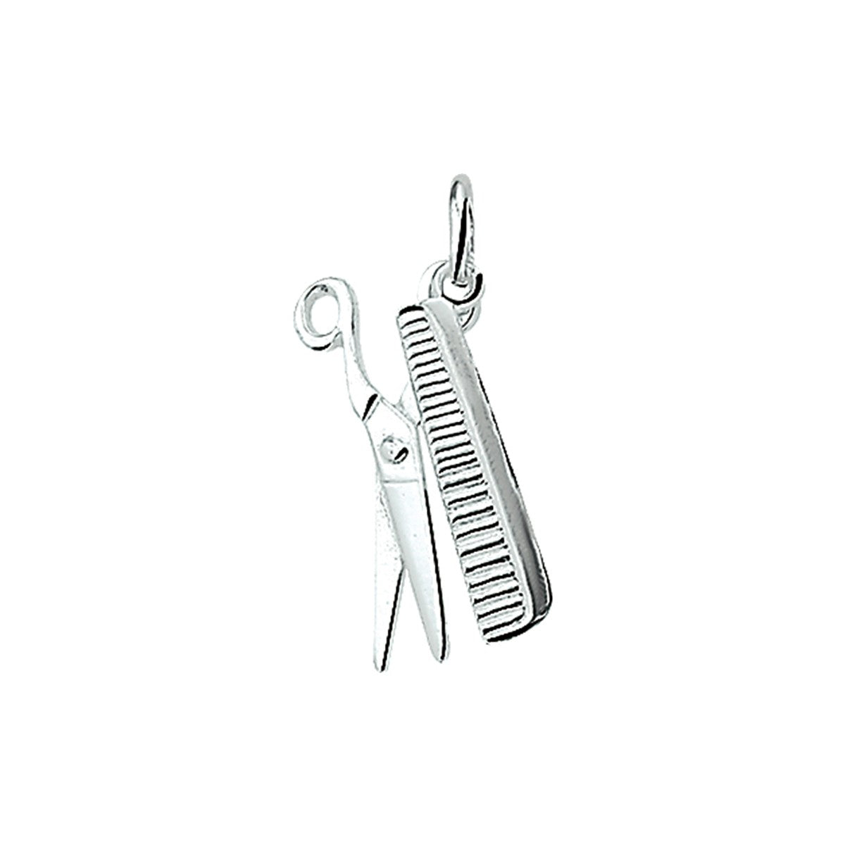 Fantasy Collection Hanger kam en schaar zilver
