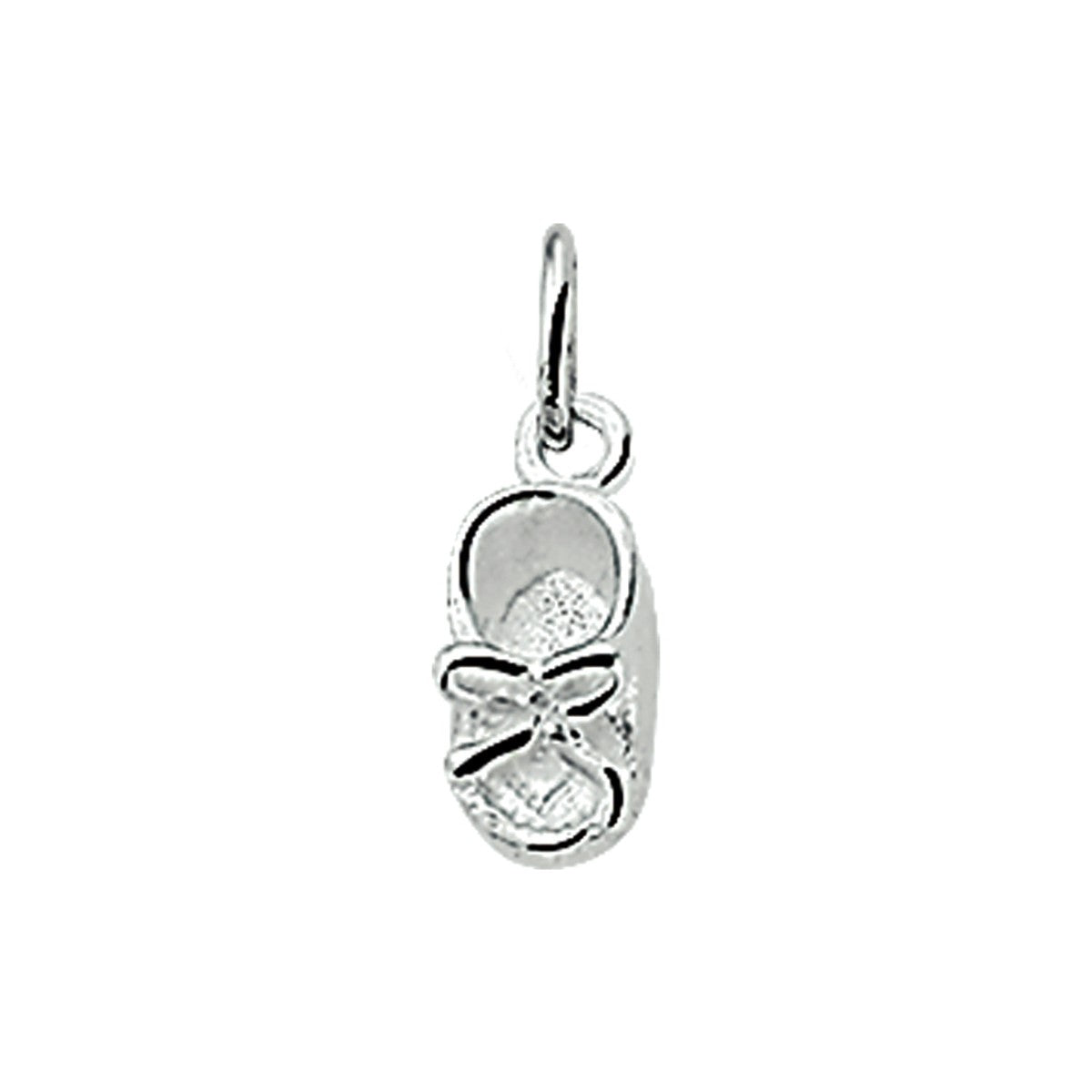 Fantasy Collection Hanger babyschoen 12 mm zilver - PSN1003469