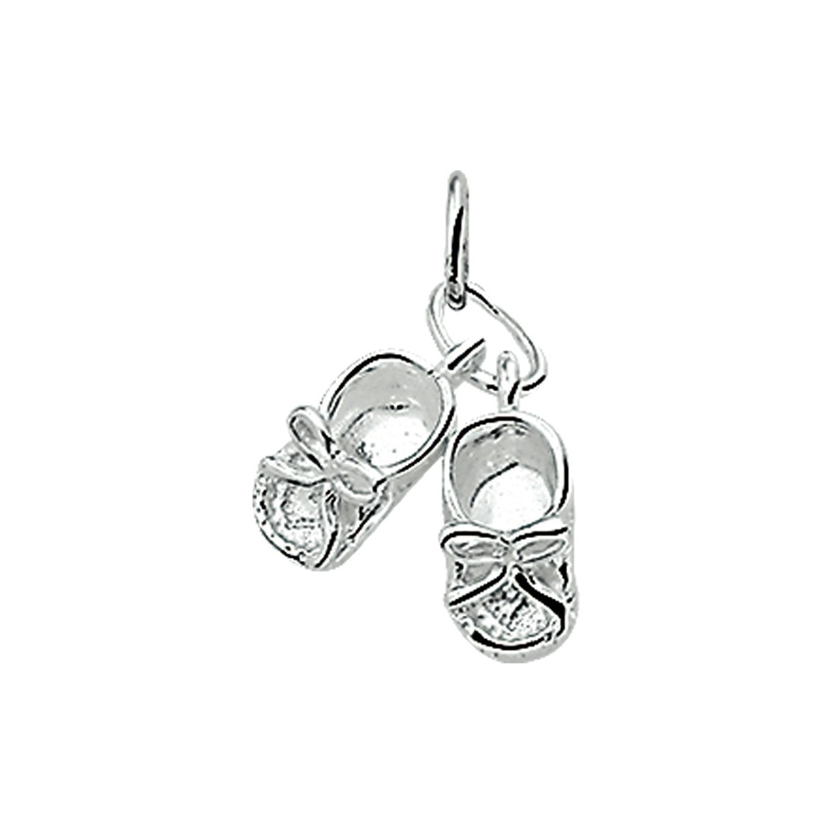 Fantasy Collection Hanger babyschoentjes 12 mm zilver