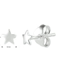 Zilver Oorknoppen Ster 1003551 - PansiteNederland.nl