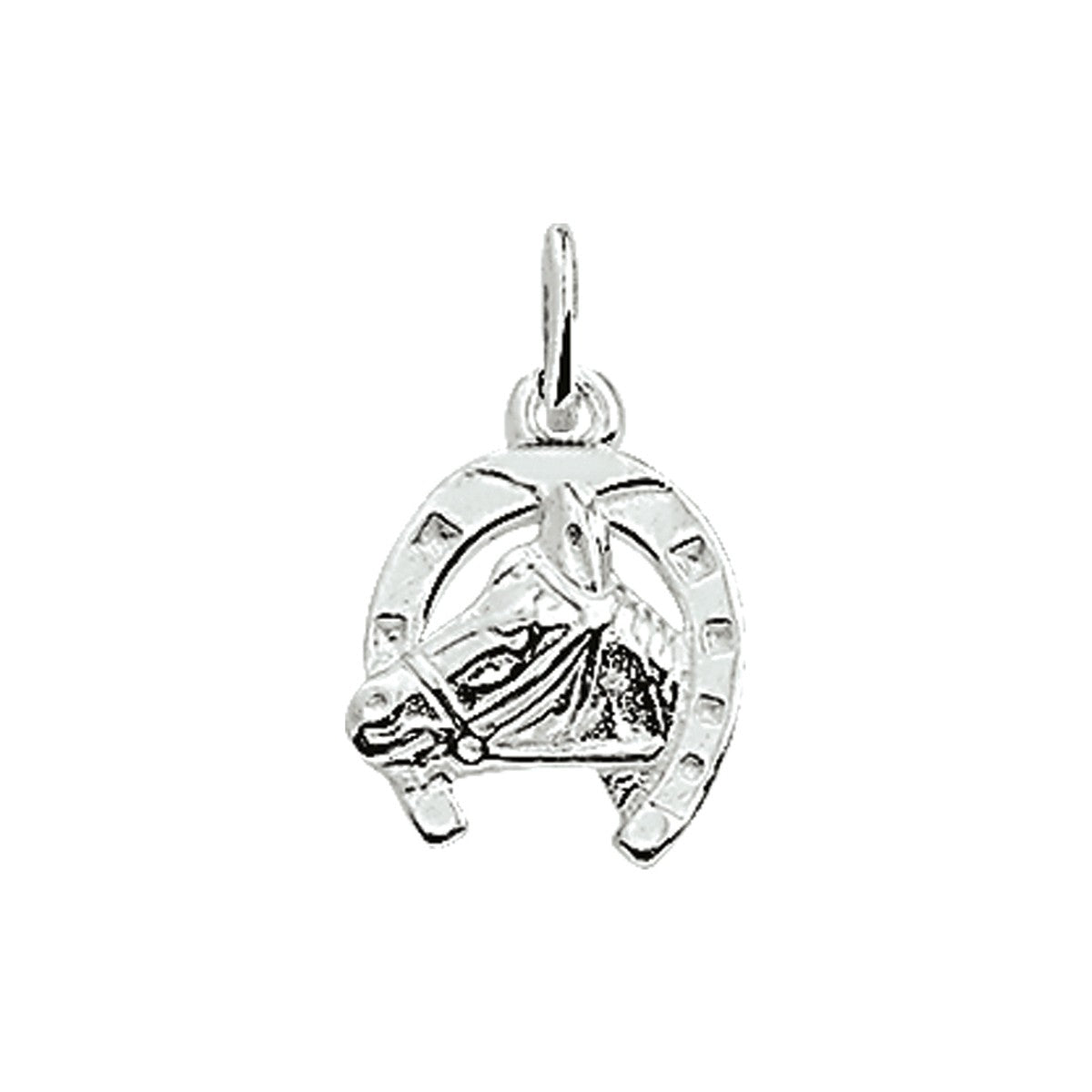 Fantasy Collection Hanger paardenhoofd en hoefijzer zilver - PSN1003685