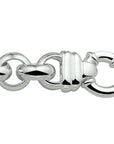 Zilver Wit Armband Jasseron 14 mm Met Groot Springslot 1004577 - PansiteNederland.nl