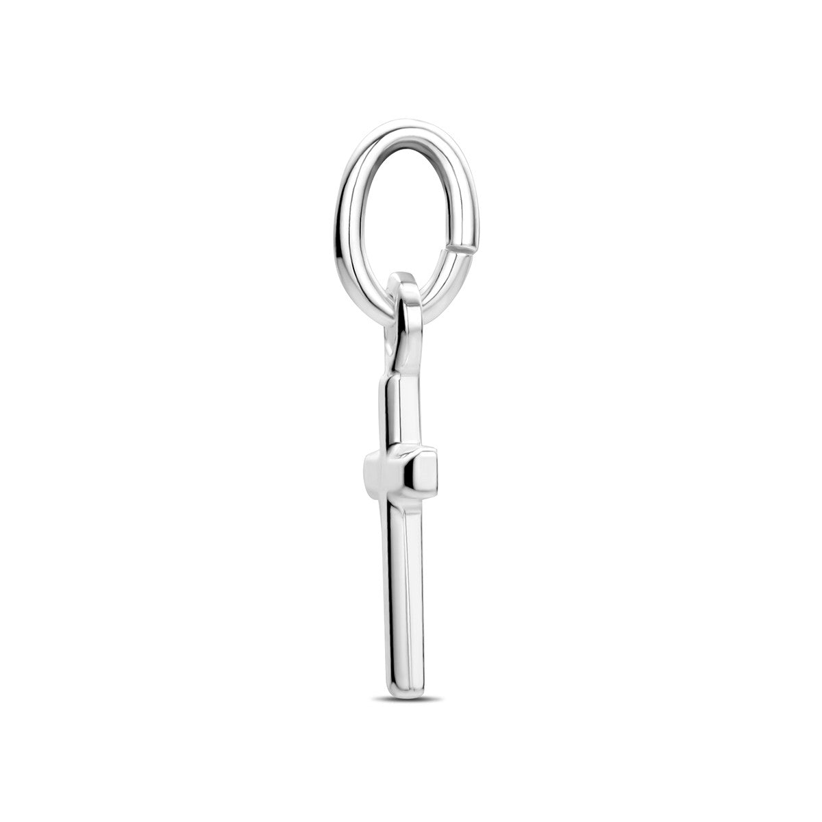 Hanger kruis 8 mm zilver
