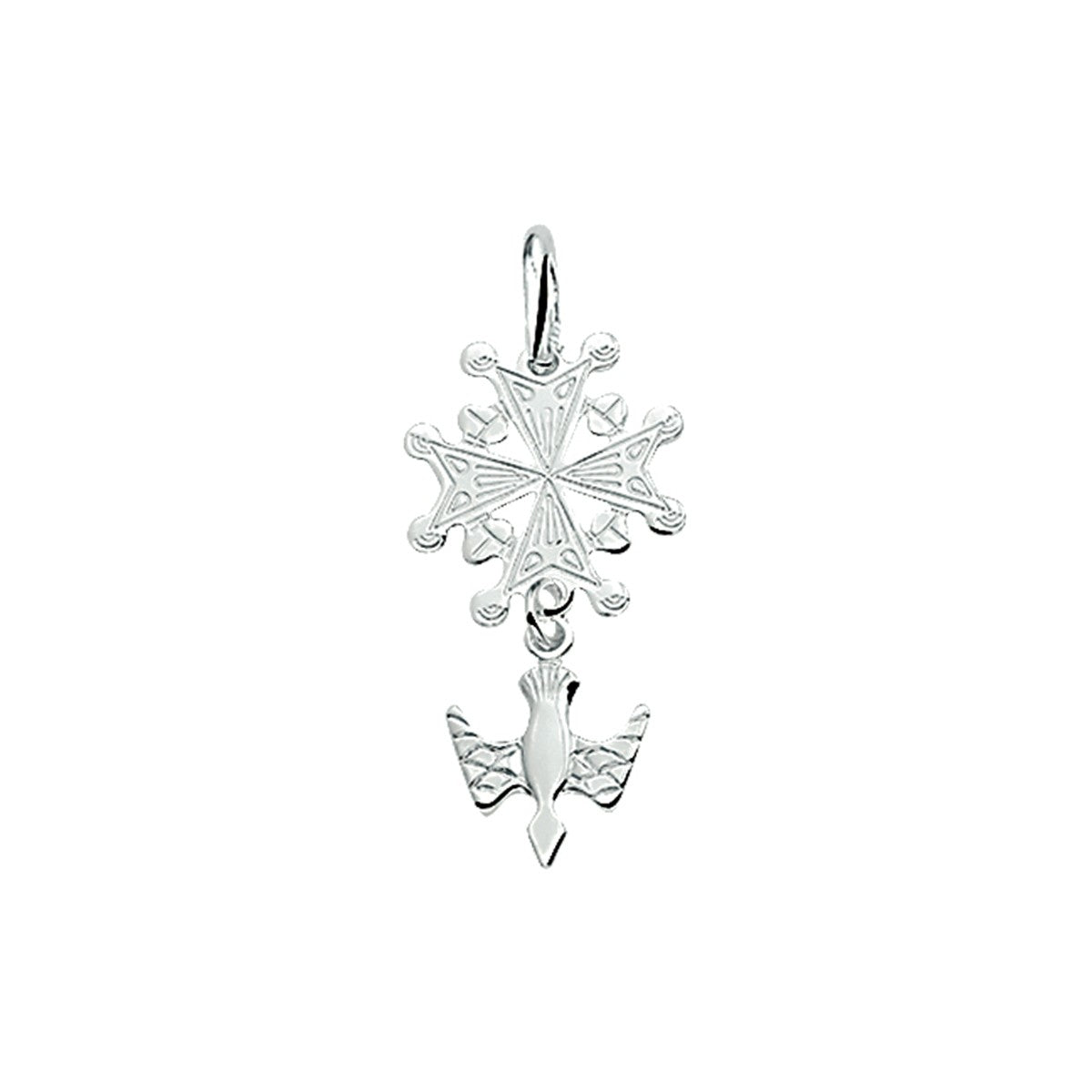 Fantasy Collection Hanger hugenoot gediamanteerd 29 mm zilver - PSN1005192