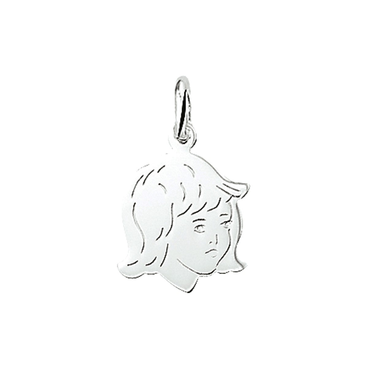 Fantasy Collection Hanger meisje 15 mm zilver