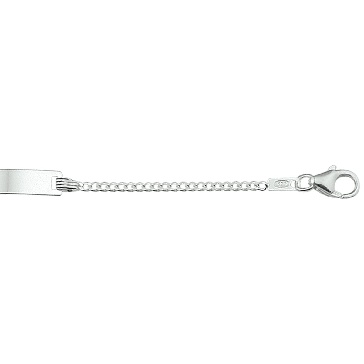 Zilveren Graveerarmband gourmet plaat 4,2 mm - 1005601 - PansiteNederland.nl