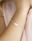 Zilveren Graveerarmband gourmet - 1005639 - PansiteNederland.nl