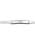 Zilver Wit Graveerarmband Anker Plaat 6 Mm 18 Cm 1005657 - PansiteNederland.nl