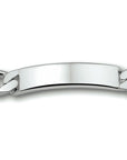 Zilver Wit Graveerarmband Gourmette Plaat 10 Mm 21 Cm 1005728 - PansiteNederland.nl