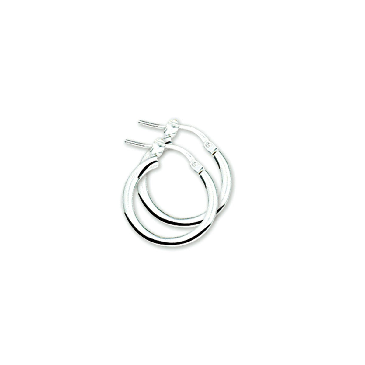 Fantasy Collection Oorbellen 2,5 mm ronde buis zilver