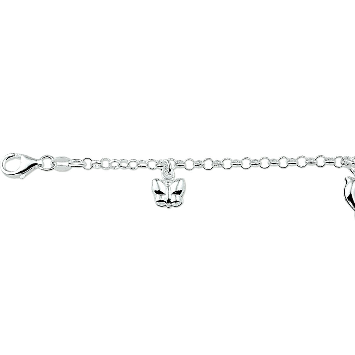 Fantasy Collection Armband diverse bedels 15 cm zilver