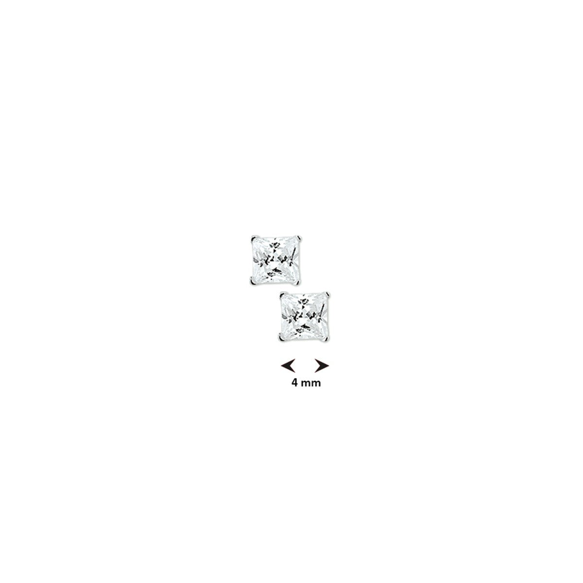 Fantasy Collection Oorbellen zirkonia zilver