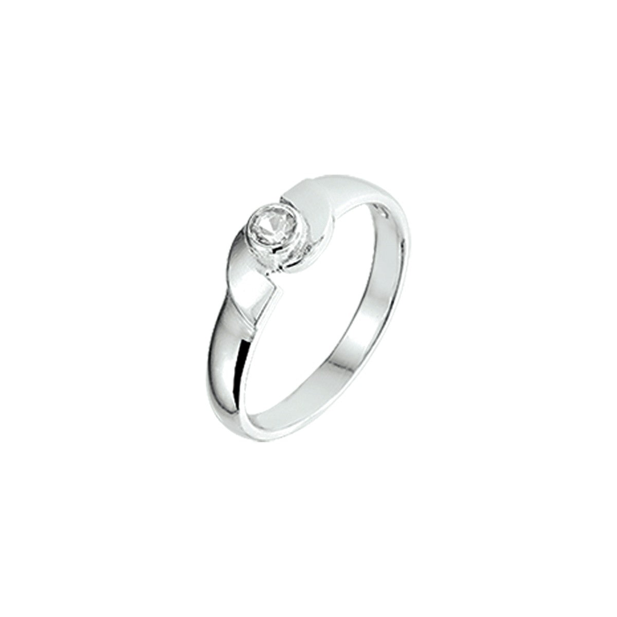 Fantasy Collection Ring glas zilver