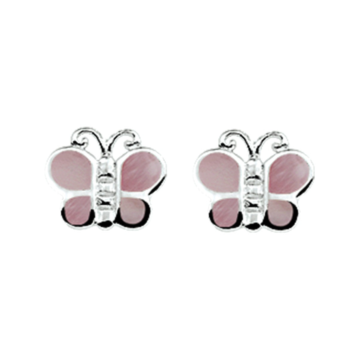 Fantasy Collection Oorbellen vlinder zilver