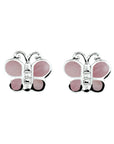 Zilver Oorknoppen Vlinder 1011466 - PansiteNederland.nl