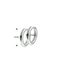 Zilver Klapoorringen2 MM Half Rond 1011867 - PansiteNederland.nl