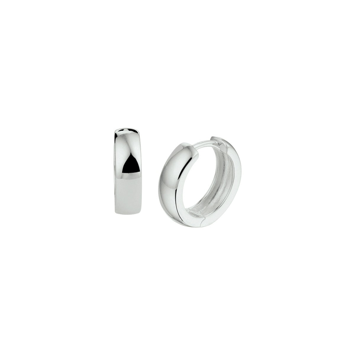 Fantasy Collection Oorbellen 4 mm bol zilver