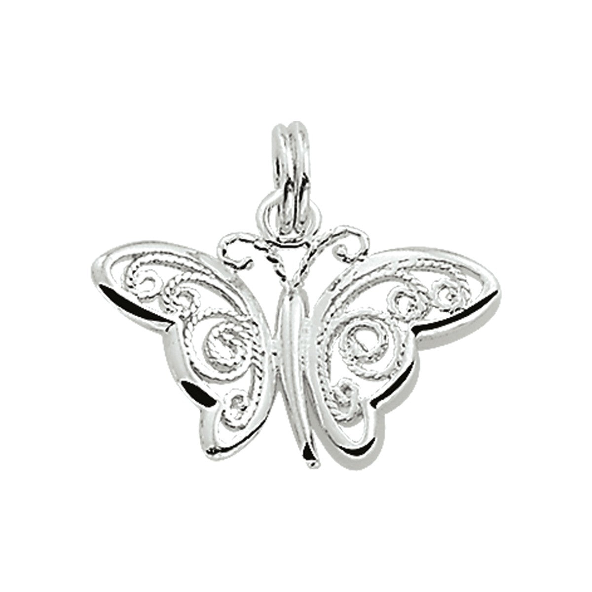 Fantasy Collection Hanger vlinder zilver