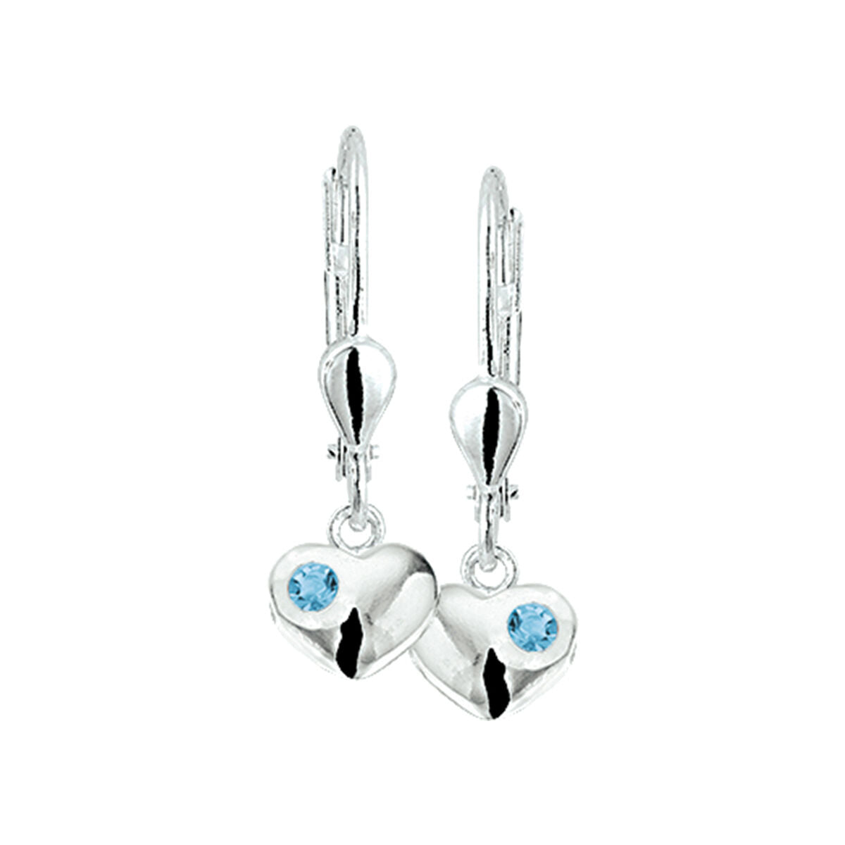 Fantasy Collection Hangende oorbellen strass zilver oorhangers - PSN1012192