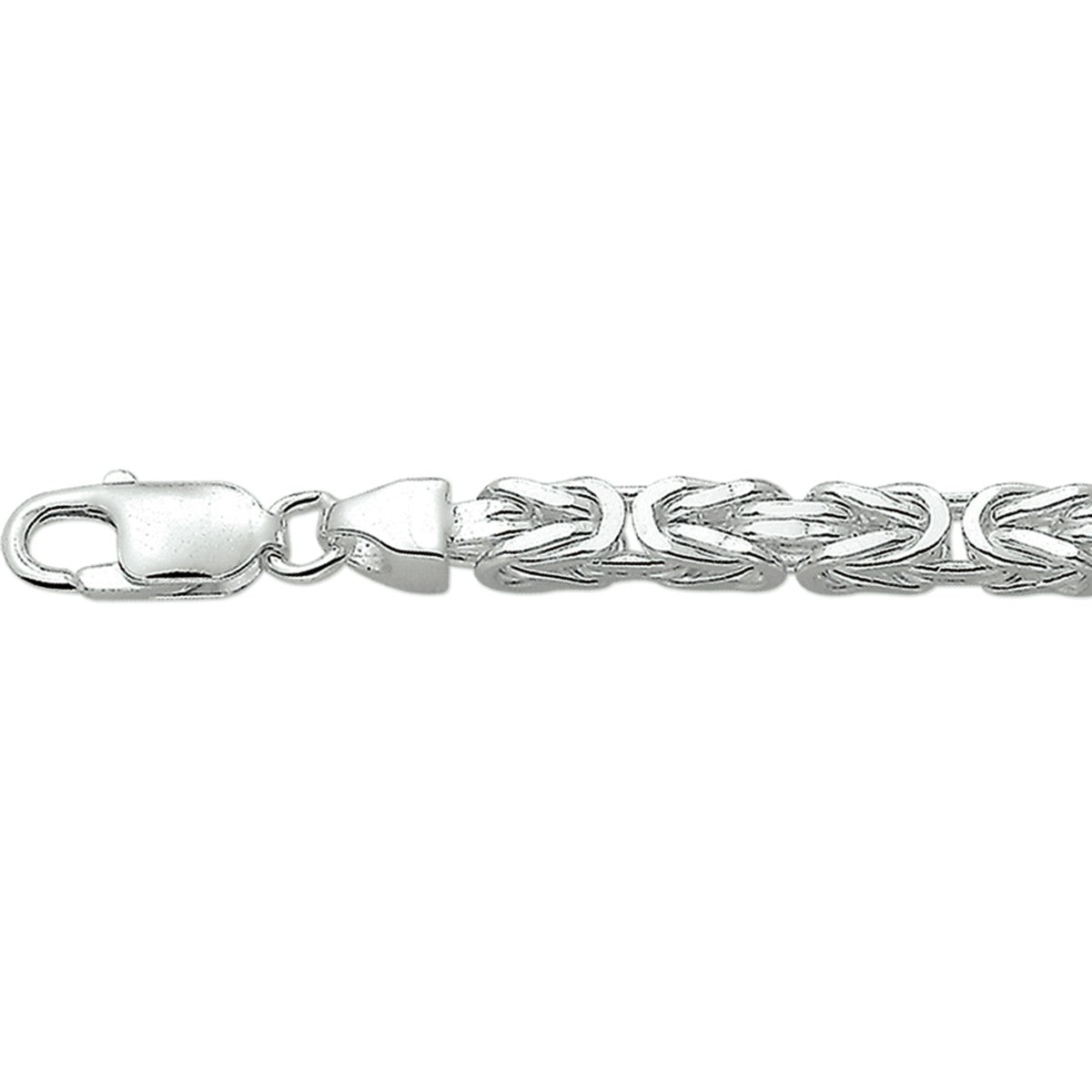 Fantasy Collection Konings 5,0 mm zilver armband