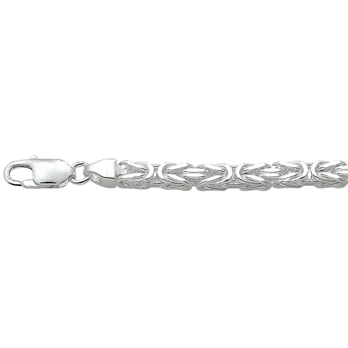 Fantasy Collection Konings 6,0 mm zilver halsketting