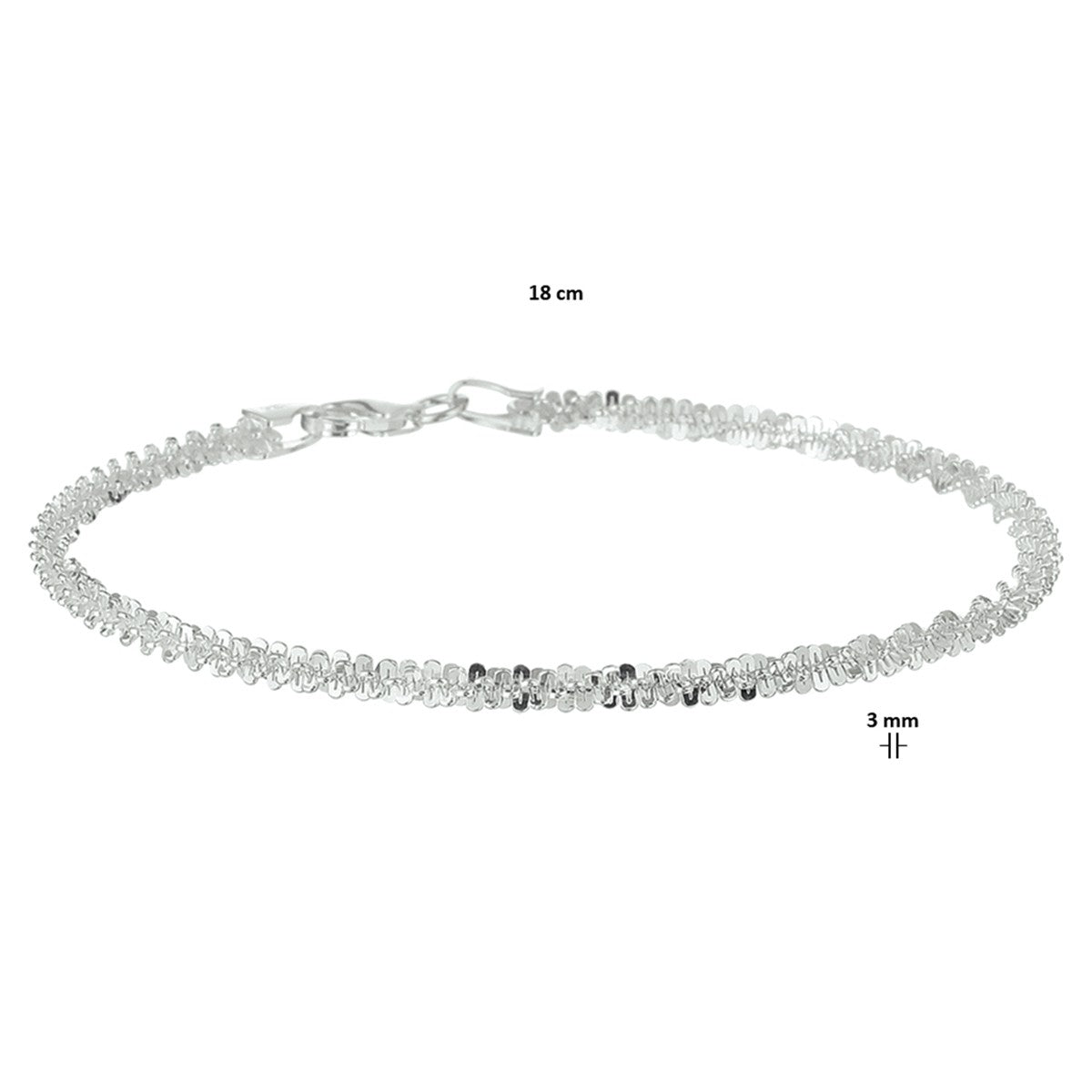 Zilveren armband fantasie 3,0 mm - PSN1021100 - PansiteNederland.nl