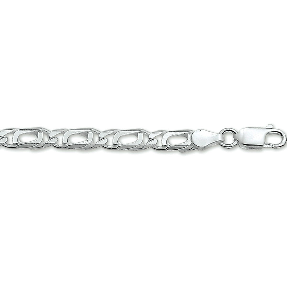 Fantasy Collection Valkenoog 5,0 mm zilver halsketting