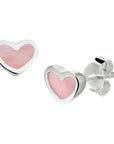 Zilver Oorknoppen Hart 1014264 - PansiteNederland.nl