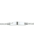 Zilver Wit Graveerarmband Anker Plaat 5,0 Mm 13-15 Cm 1015783 - PansiteNederland.nl