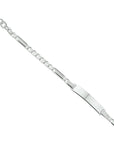 Zilver Wit Graveerarmband Anker Plaat 5,0 mm 1015805 - PansiteNederland.nl