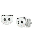 Zilver Oorknoppen Panda 1016152 - PansiteNederland.nl