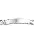 Zilveren Graveerarmband gourmet plaat 8 mm 21 cm - 1016191 - PansiteNederland.nl