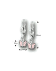 Zilver Oorhangers Vlinder Brisur Haak 1016439 - PansiteNederland.nl