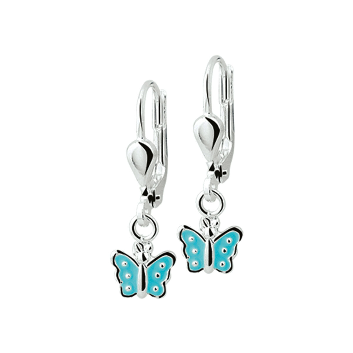 Fantasy Collection Hangende oorbellen vlinder brisure haak zilver - PSN1016443