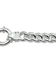Zilver Wit Armband Gourmette 7 Mm 19 Cm Met Groot Springslot 1017024 - PansiteNederland.nl