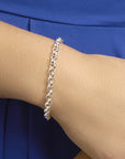Zilveren armband jasseron 5,5 mm met groot springslot 1018695 - PansiteNederland.nl