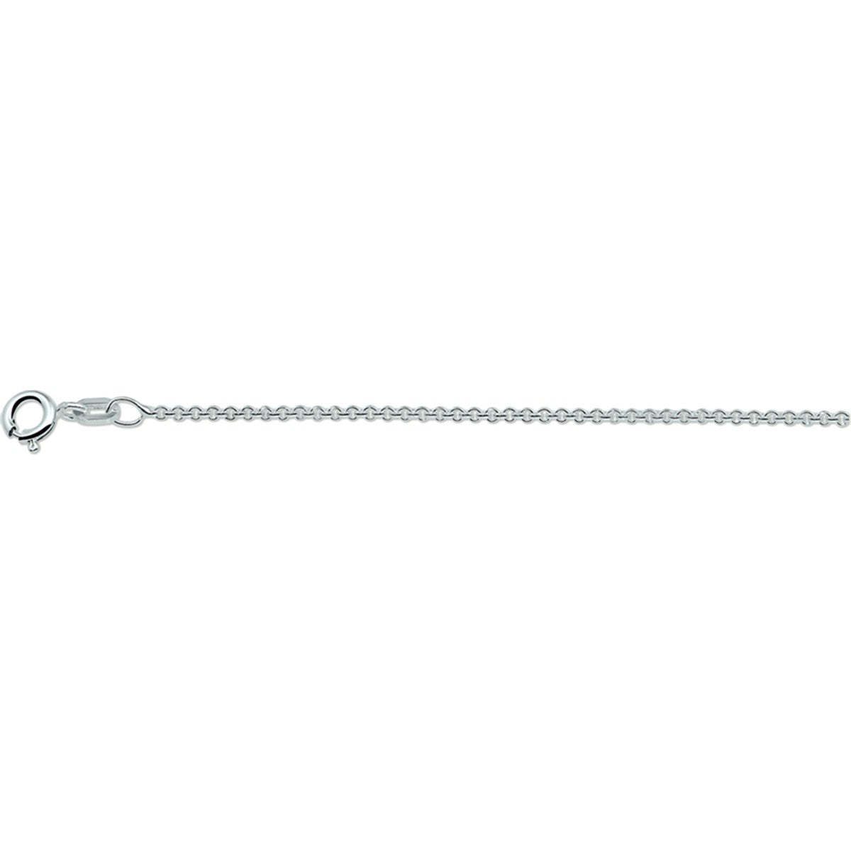 Fantasy Collection Collier anker rond 1,1 mm zilver