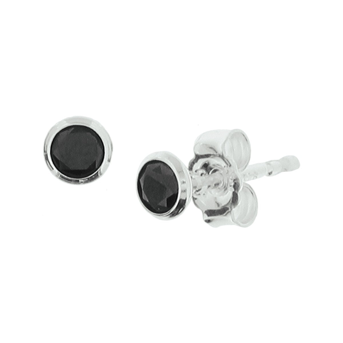 Fantasy Collection Oorbellen zwart zirkonia zilver - PSN1019317