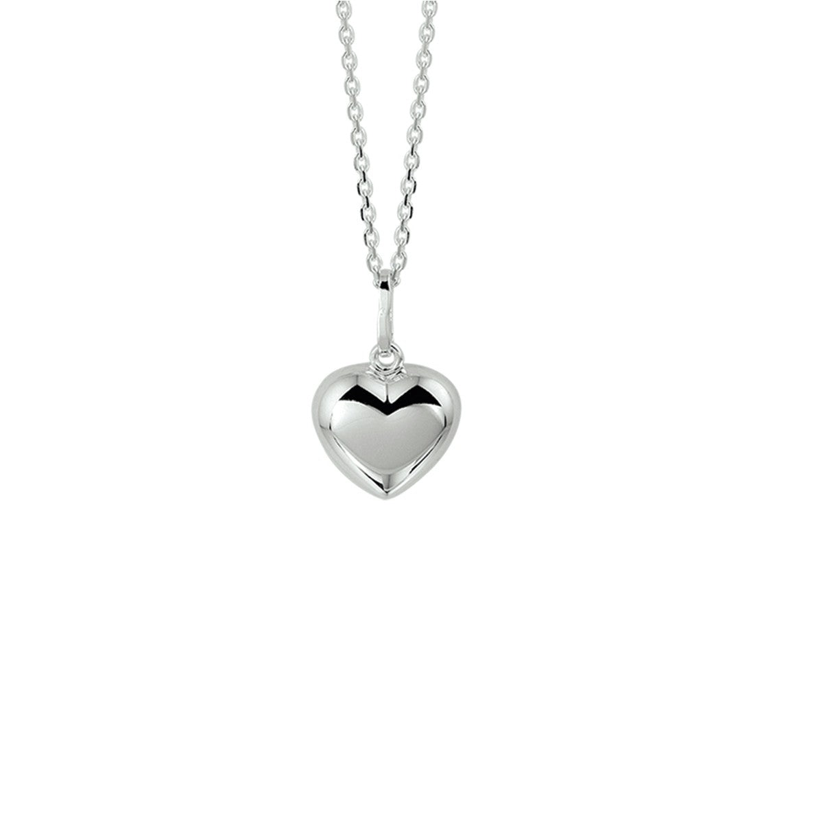 Fantasy Collection Collier hart 41 + 4 cm zilver