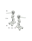 Zilver Oorhangers Vlinder 1019858 - PansiteNederland.nl