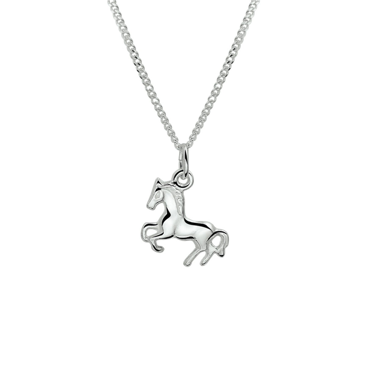 Fantasy Collection Collier paard 36 + 4 cm zilver