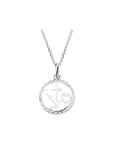 zilver wit collier geloof, hoop en liefde 41 + 4 cm 1020223 - PansiteNederland.nl