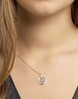 zilver wit collier geloof, hoop en liefde 41 + 4 cm 1020223 - PansiteNederland.nl