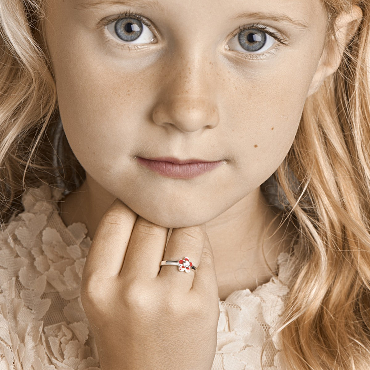 Fantasy Collection Ring zirkonia, emaille zilver
