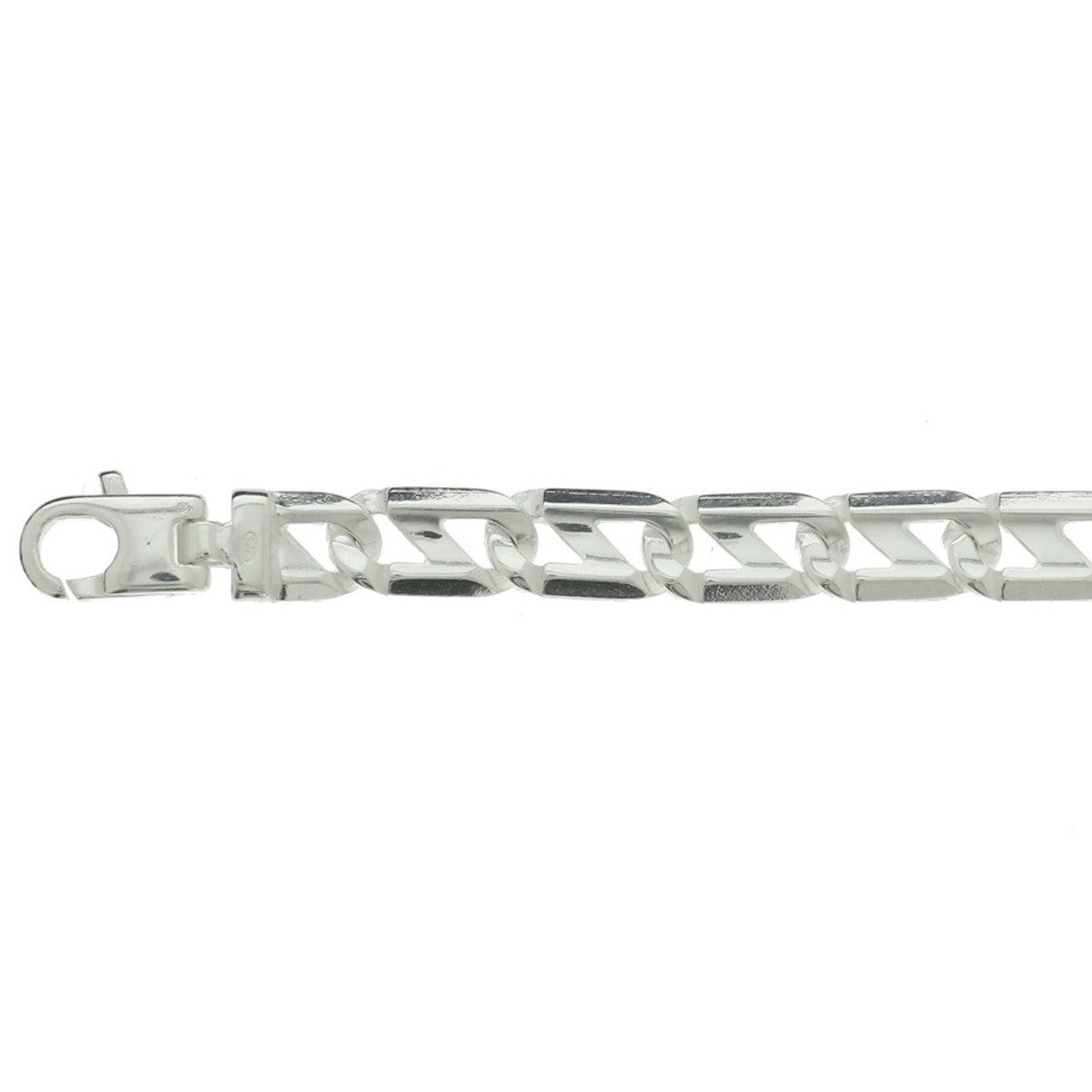Fantasy Collection Armband anker plat 7,0 mm zilver