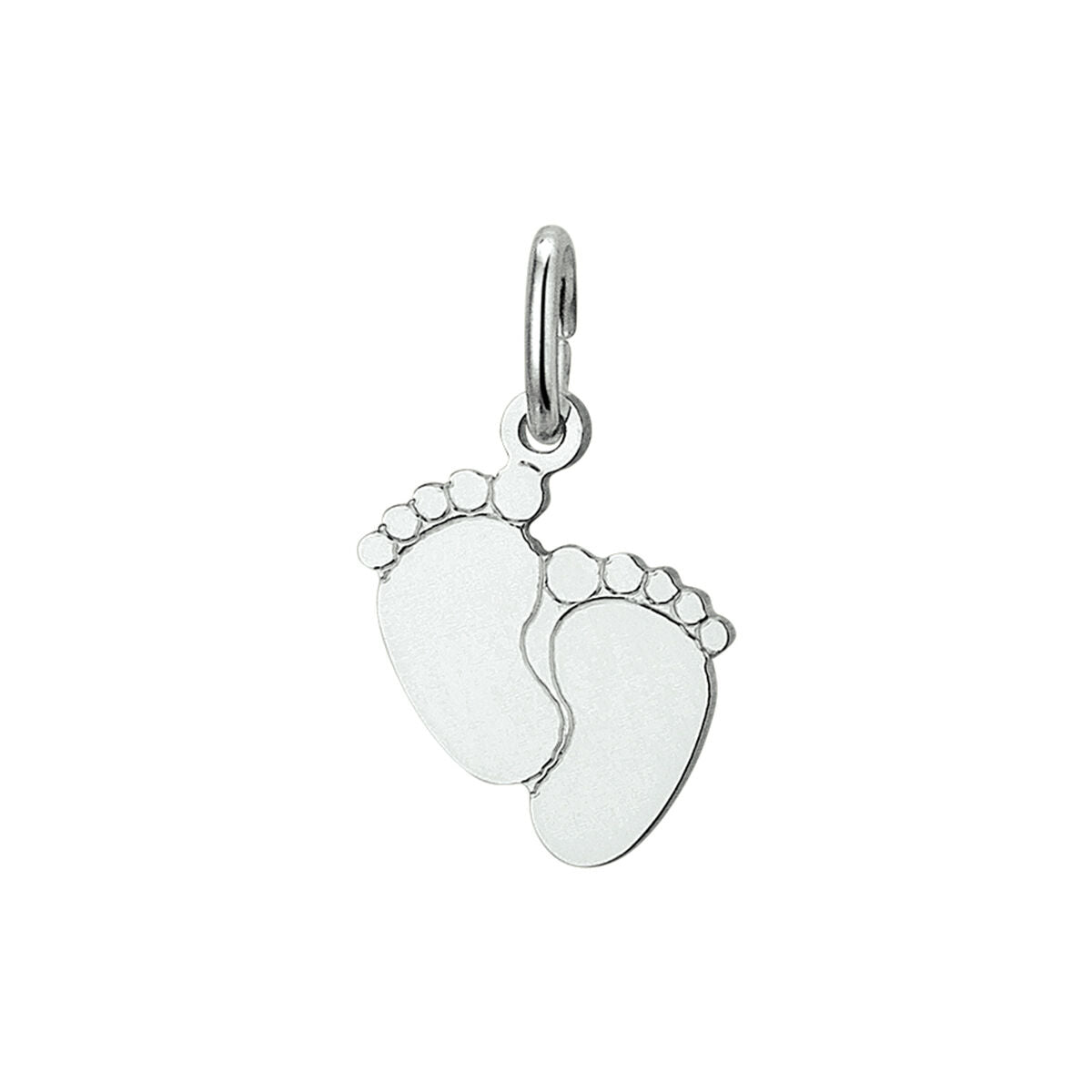 Fantasy Collection Hanger baby voetjes 12 mm zilver - PSN1021017
