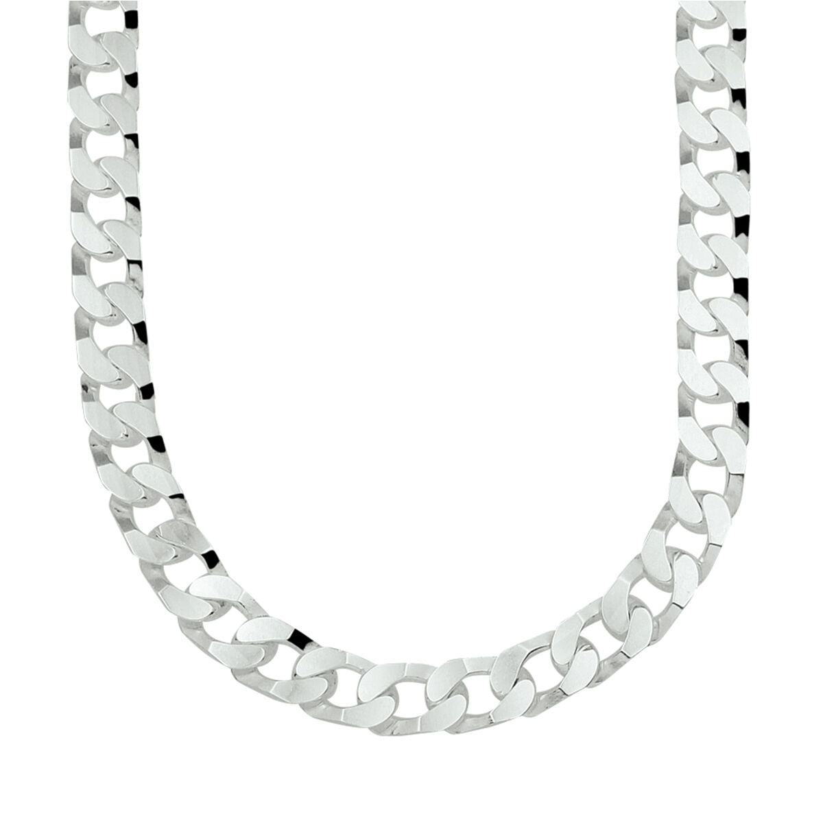 Fantasy Collection Collier geslepen gourmette zilver